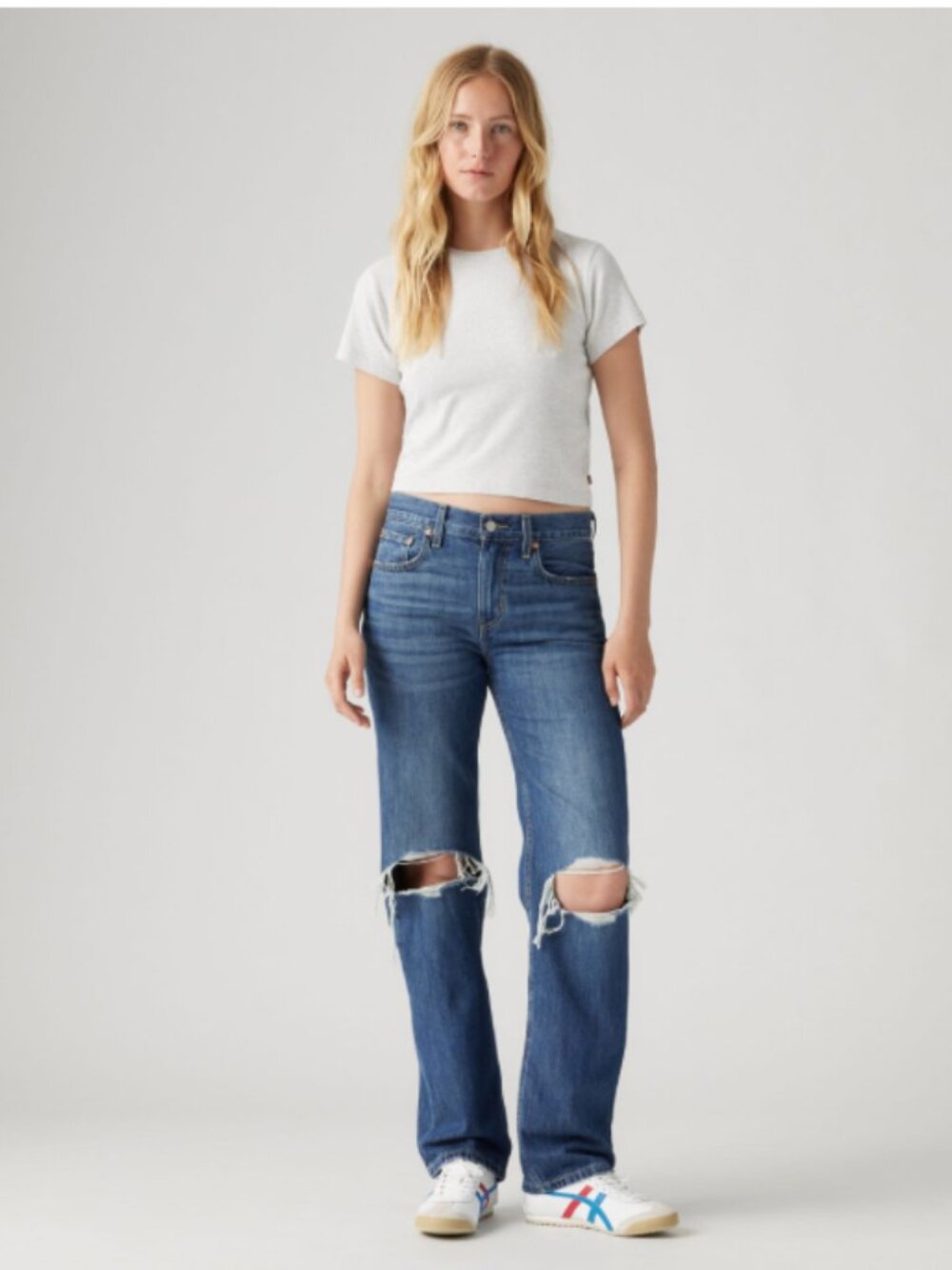 Levi's Low Pro Women's Jeans Breathe Out Medium Wash Sz 30